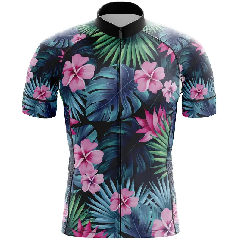 Holiday Sale casual workout hoodieFloral V1 Short Sleeve Cycling Jersey