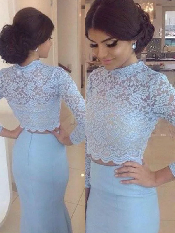 Bonus Savings Long Sleeve Two Piece Prom Dresses Mermaid Prom Dress Lace Evening Dress JKL1072 Bonus Savings Long Sleeve Two Piece Prom Dresses Mermaid Prom Dress Lace Evening Dress JKL1072
