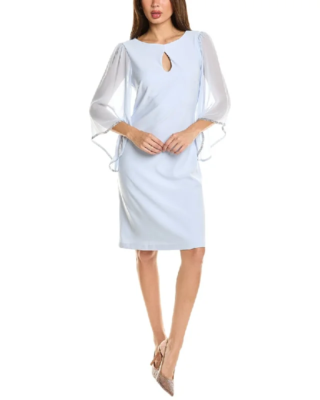 Steals and Deals high-quality coatJoseph Ribkoff Keyhole Shift Dress