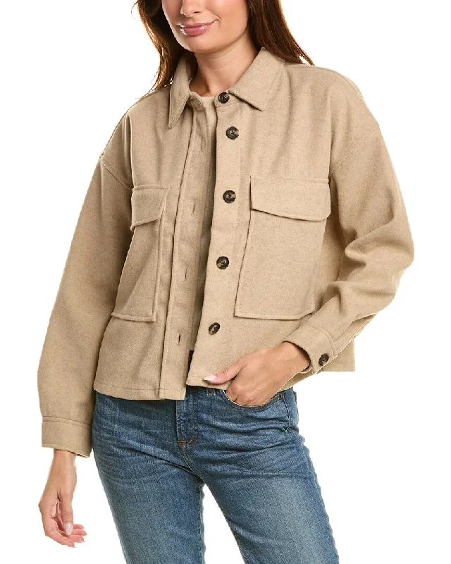 Bonus Savings stylish blazer coatBeachlunchlounge Double Faced Cropped Knit Jacket