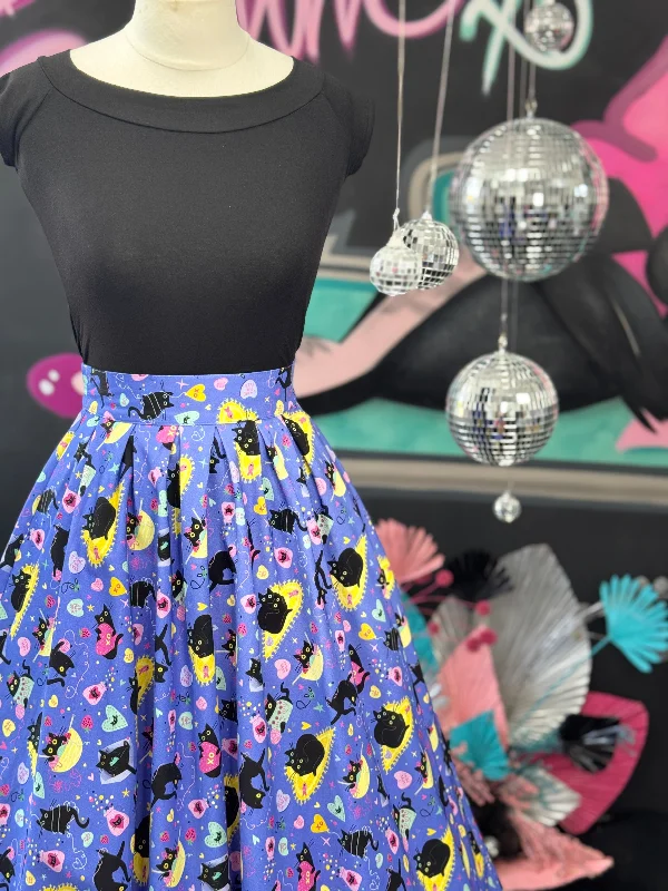 Mega Sale midi dressPurple Cat Doris Skirt