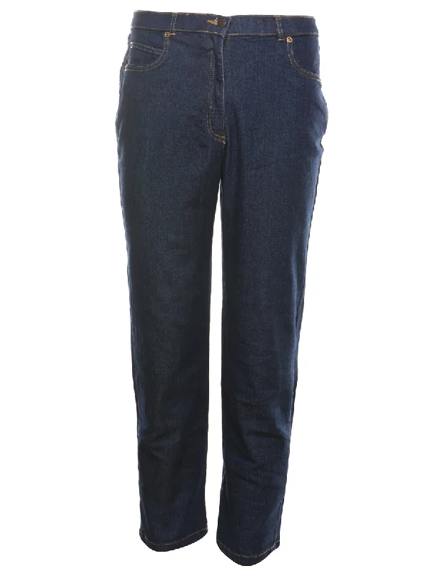 functional coatHigh Waist Dark Wash Denim Trousers - W27 L27