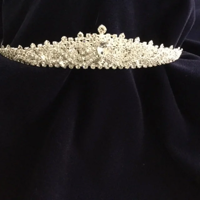 Crazy Deals long-sleeve floral dressCrystal Tiara