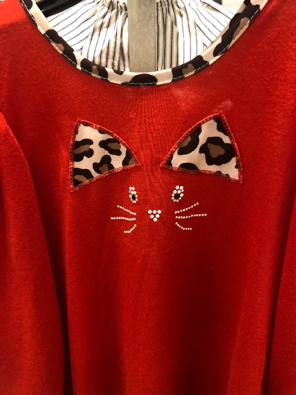 Price Cut wrap-around dressLaura Dare Marvel Meow Nightgown