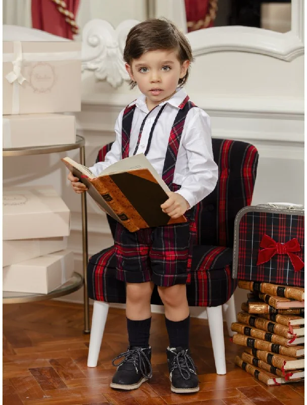 Lowest Prices shift dressPatachou Plaid Boys Overall