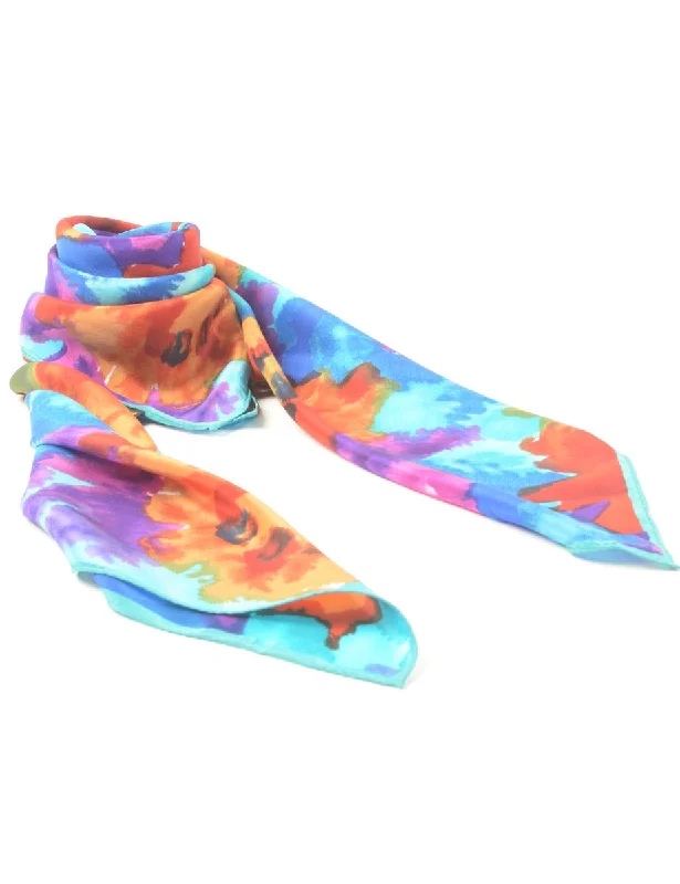 Super Savings puffer jacketPsychedelic Print Head Scarf - S