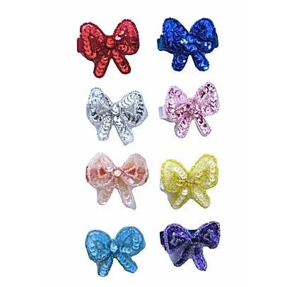 fitted dressSmall Sequin Bow Clip