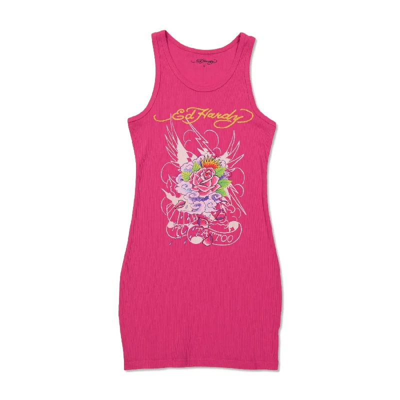 winter dressEagle Rose Rib Tank Dress