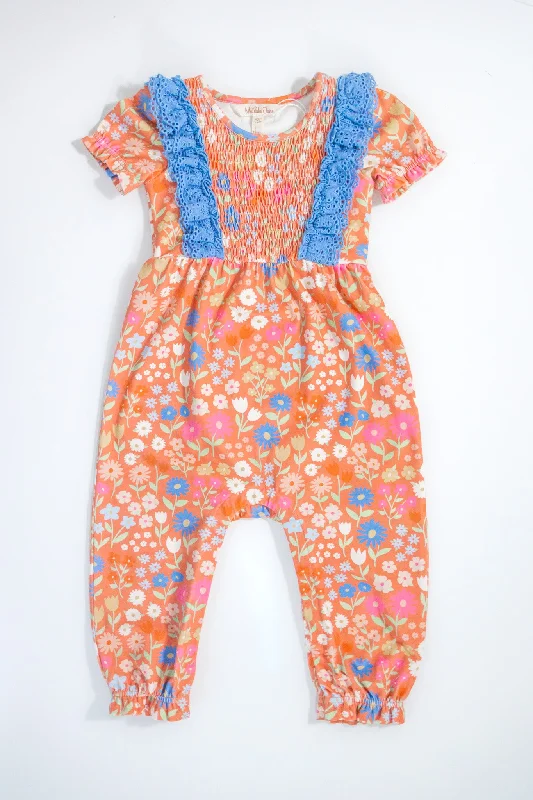 backless dressPlayful Poppies Romper