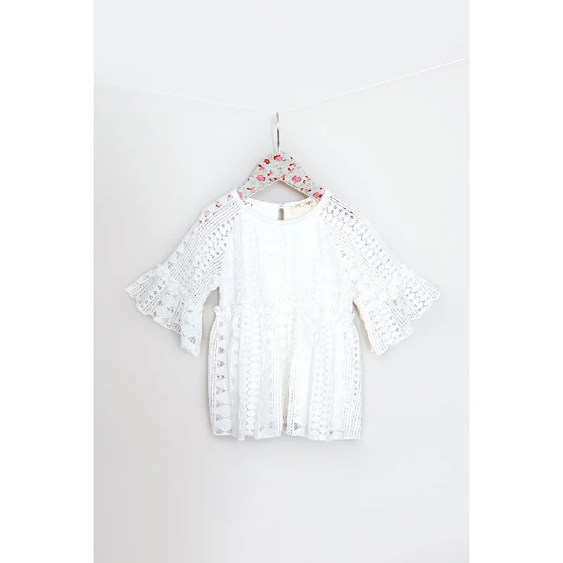 One-DAY Sale casual shift dressMaeli Rose Geometric Lace Top