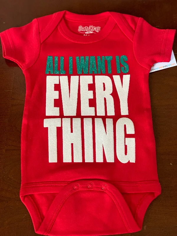 Discount Mania casual day dressSara Kety All I Want is Everything Onesie