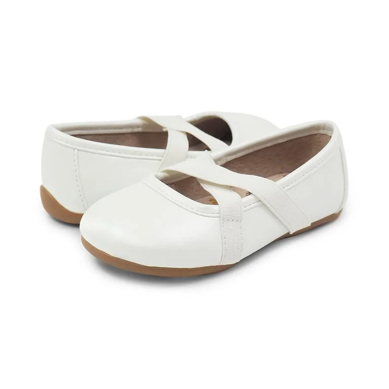 Major Savings silk dressLivie & Luca Aurora Flats in White