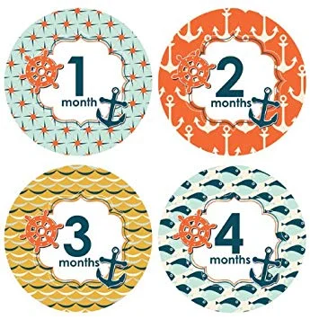 Deal Alert floral wrap dressNautical Milestone Stickers