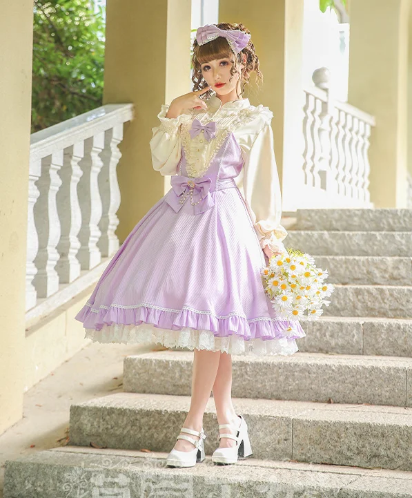 Flash Sale mini dressStrawberry Witch~Midsummer Star~Silver Foil Printing Lolita OP Dress