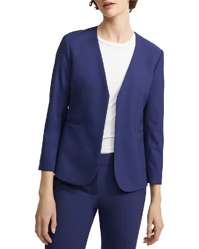 Loyalty Reward lightweight coatTheory Lindrayia B. Wool-Blend Blazer