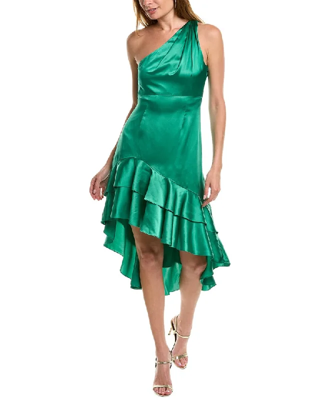 elegant evening dressCinq à Sept Colina Silk Cocktail Dress