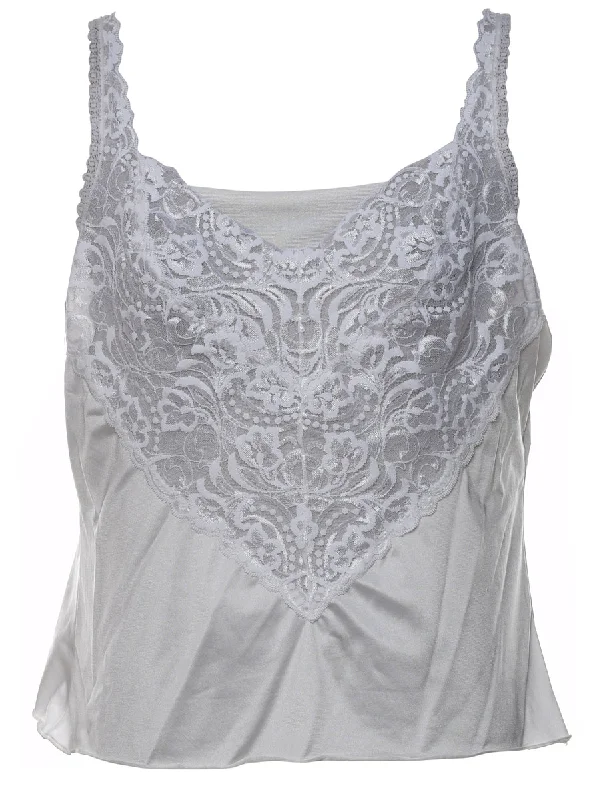 Weekend Special functional coatWhite Classic Lace Slip - L
