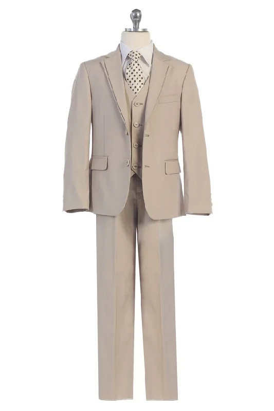 spaghetti strap dressBoys Khaki Suit