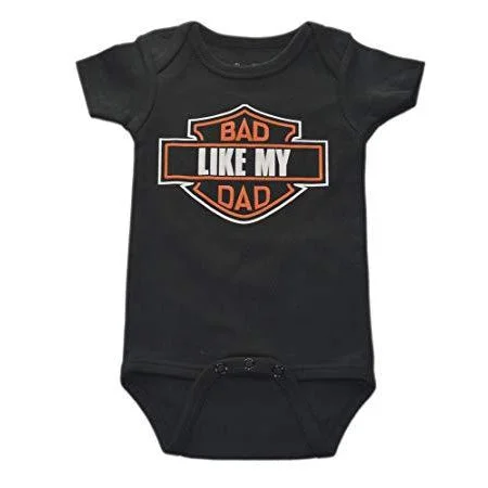 While Supplies Last party dressSara Kety Bad Like my Dad Onesie 0-6M