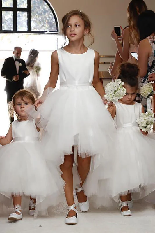 Price Rollback ruffle dressAdorable White Flower Girl Dress