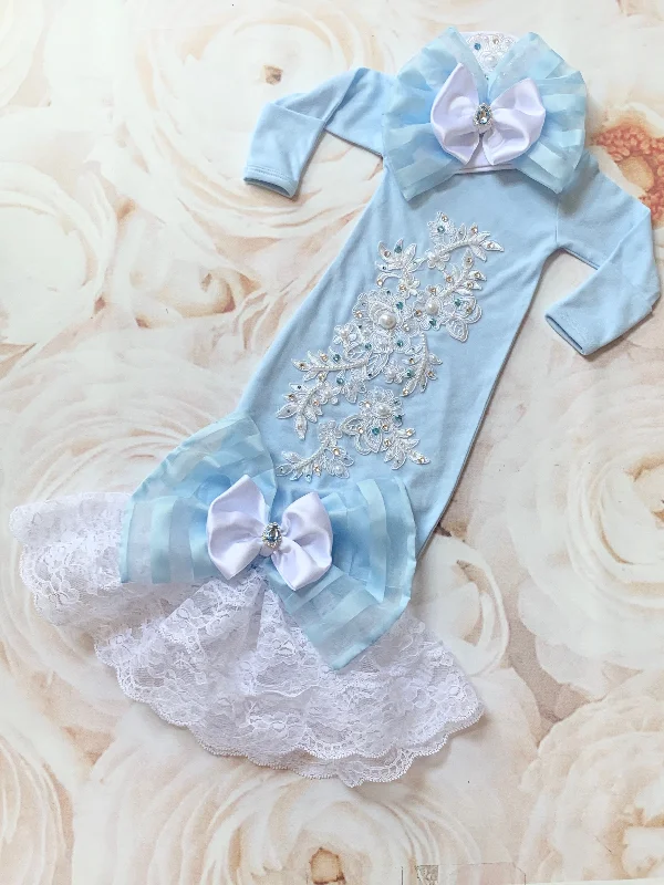 ashionable dressJeweled Infant Gown