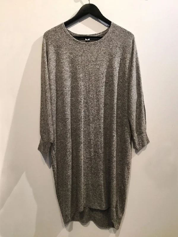 Time-Limited Offer Soft Stretchy Dress Gray