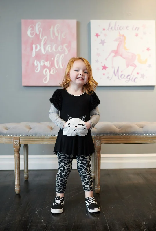 Price Drop A-line dressBaby Sara Cat Pocket Tunic