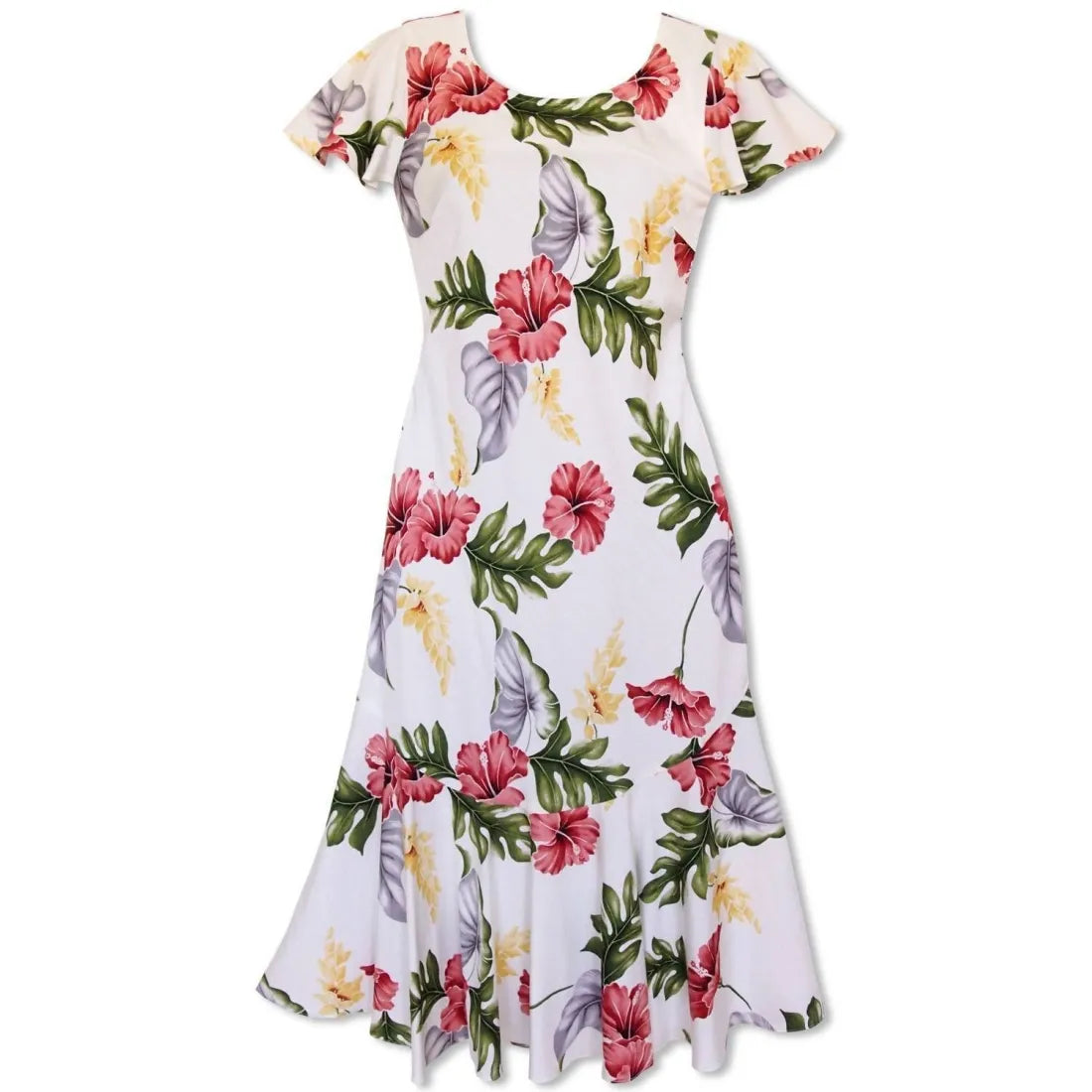 Price Reduction Honeymoon Cream Malia Hawaiian Dress