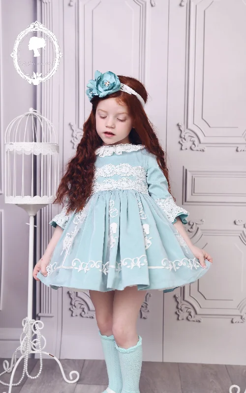 Savings Event formal dressDreamy Blue Ruffled Dress