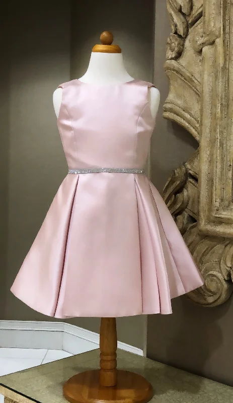 party dressZoe, Ltd. Light Pink Sateen Dress