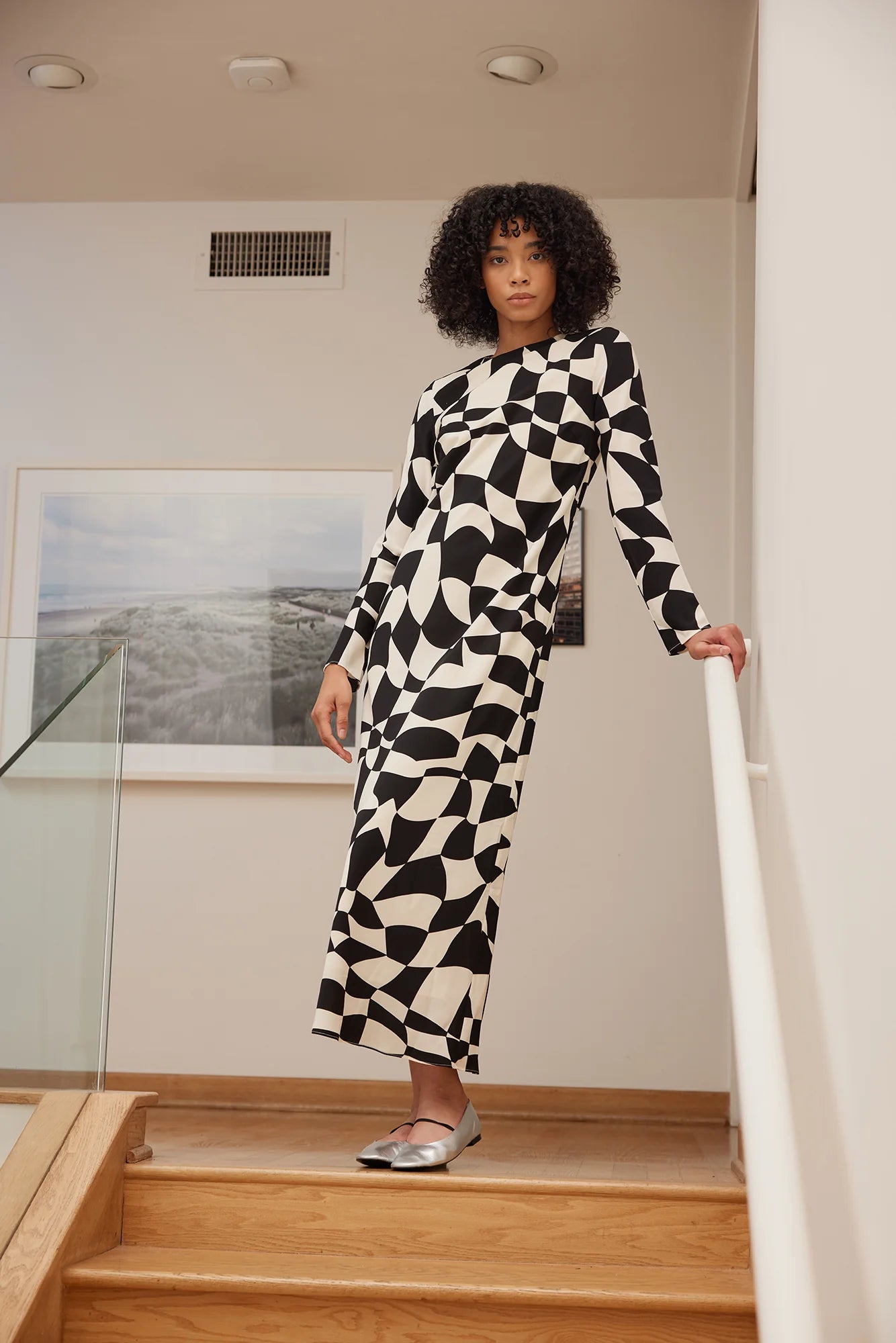 Act Fast Lucy Paris - Day Long Sleeve Dress