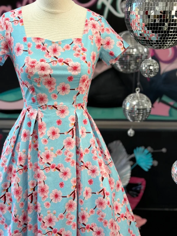 Super Sale ashionable dressPixie Sweetheart Dress in Cherry Blossom Print