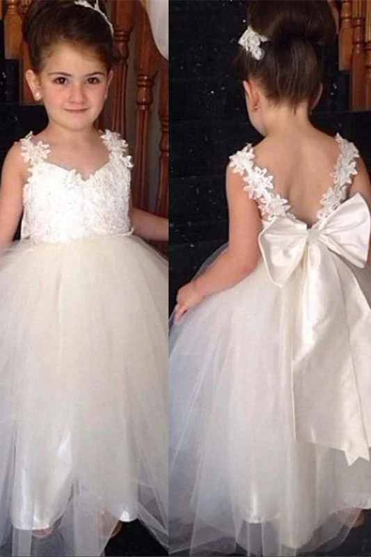 Great Deals fitted bodycon dressPrincess A-Line Ivory Flower Girl Dress with Bow