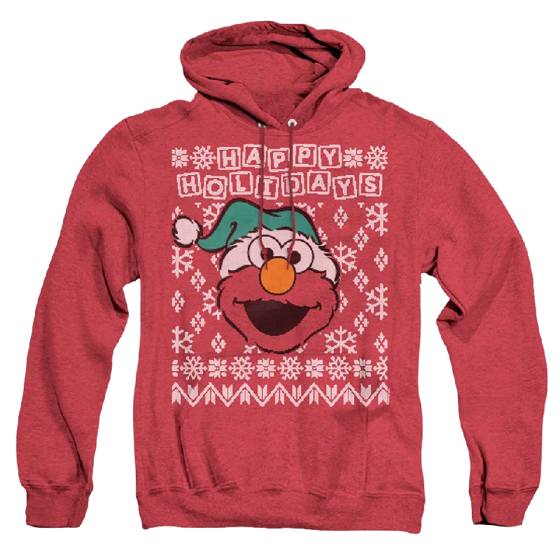 Huge Discounts retro hoodieretro hoodieSesame Street Elmo Ugly Christmas - Heather Pullover Hoodie Huge Discounts retro hoodieretro hoodieSesame Street Elmo Ugly Christmas - Heather Pullover Hoodie