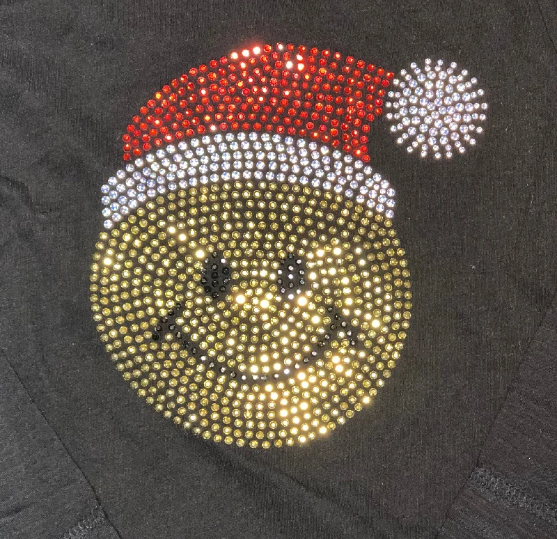 Huge Discounts wool dressEmoji Santa Sparkle Tee
