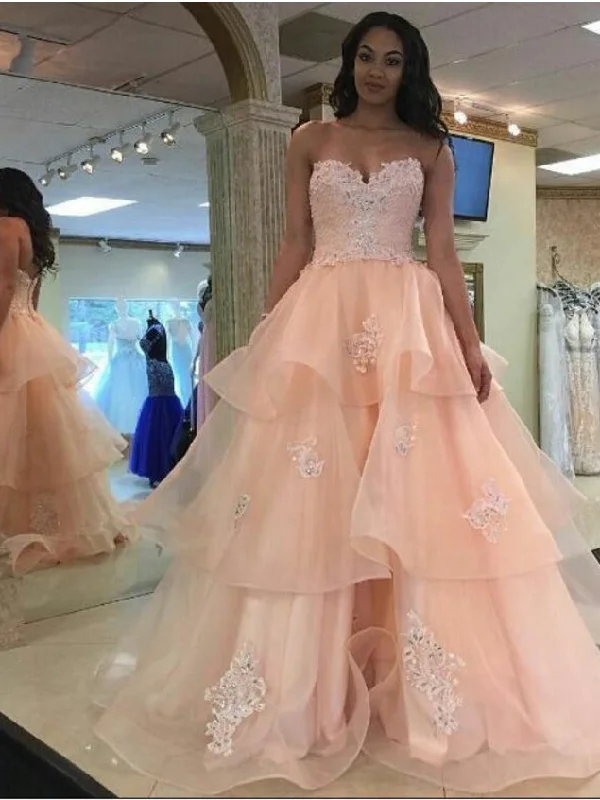 Value Deals Beautiful Prom Dresses Sweetheart Aline Long Chic Prom Dress JKL1043