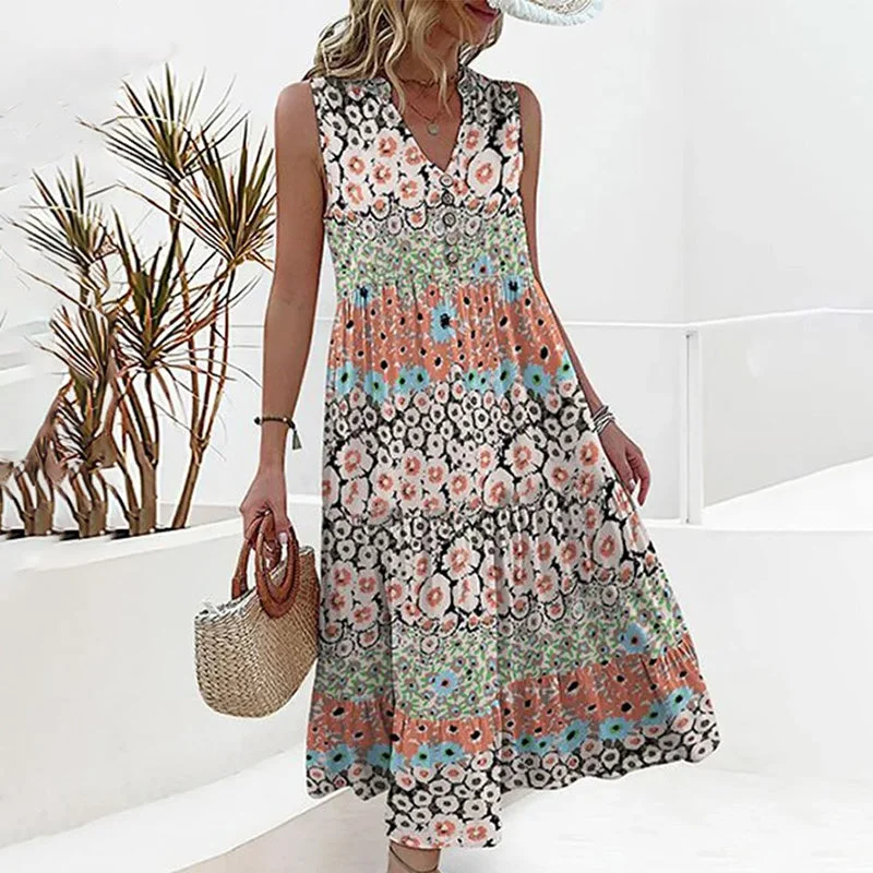 Act Now casual dressElegant Floral Dress