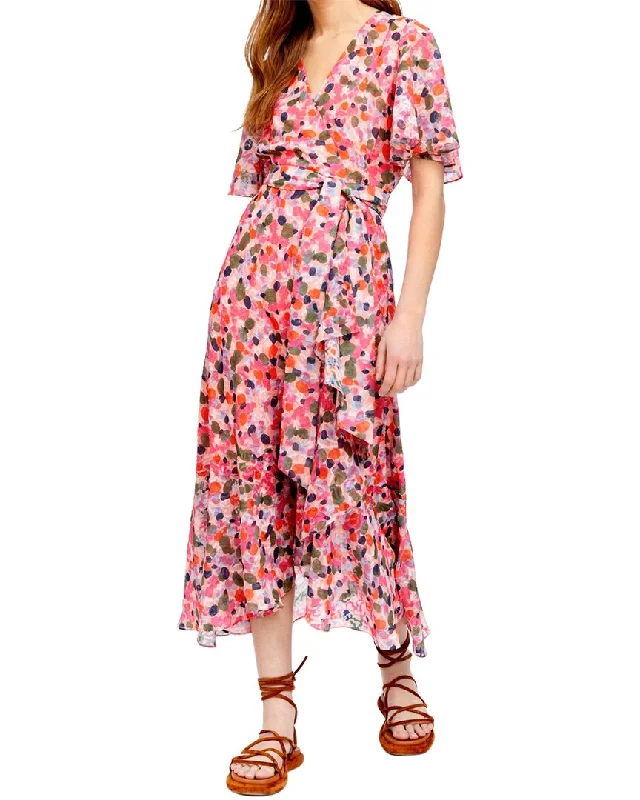 floral wrap dressTanya Taylor Blaire Dress