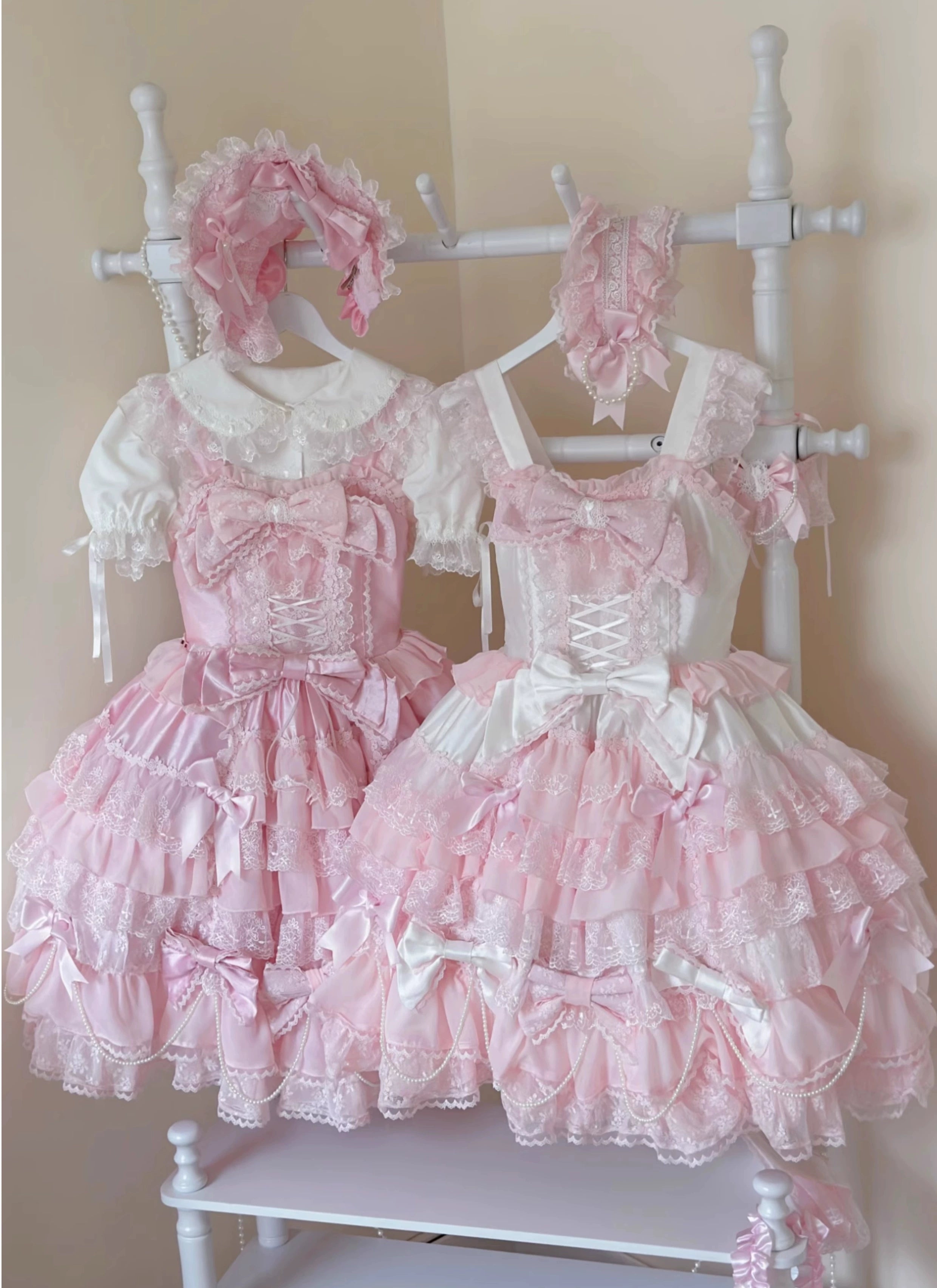 Can't Miss casual midi dressCocoa Sweetheart~Love Descends~Wedding Lolita Jumper Dress Elegant Bridal JSK