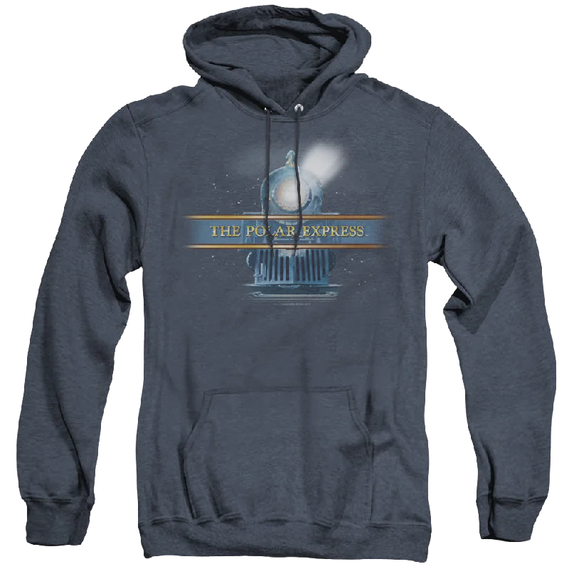 stylish pullover hoodiePolar Express Rain Logo - Heather Pullover Hoodie