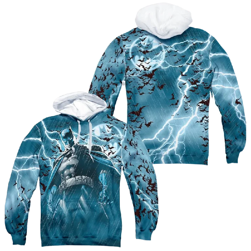 warm hoodieDC Batman Stormy Knight (Front/Back Print) - All-Over Print Pullover Hoodie