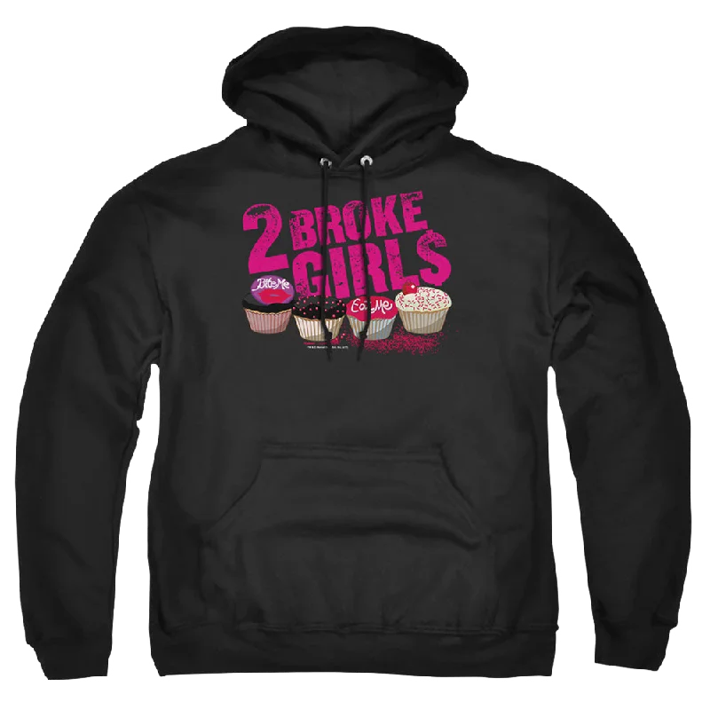 fashion hooded jacket2 Broke Girls Cupcakes - Pullover Hoodie