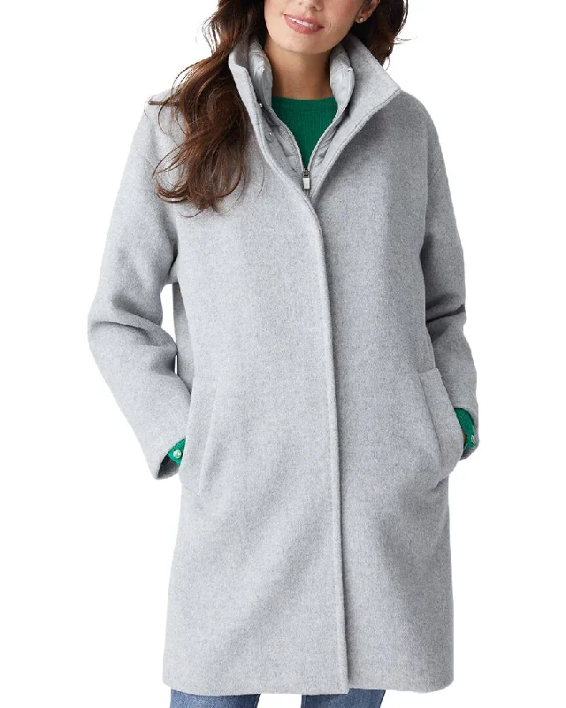 raincoatJ.Mclaughlin Stoll Wool-Blend Coat