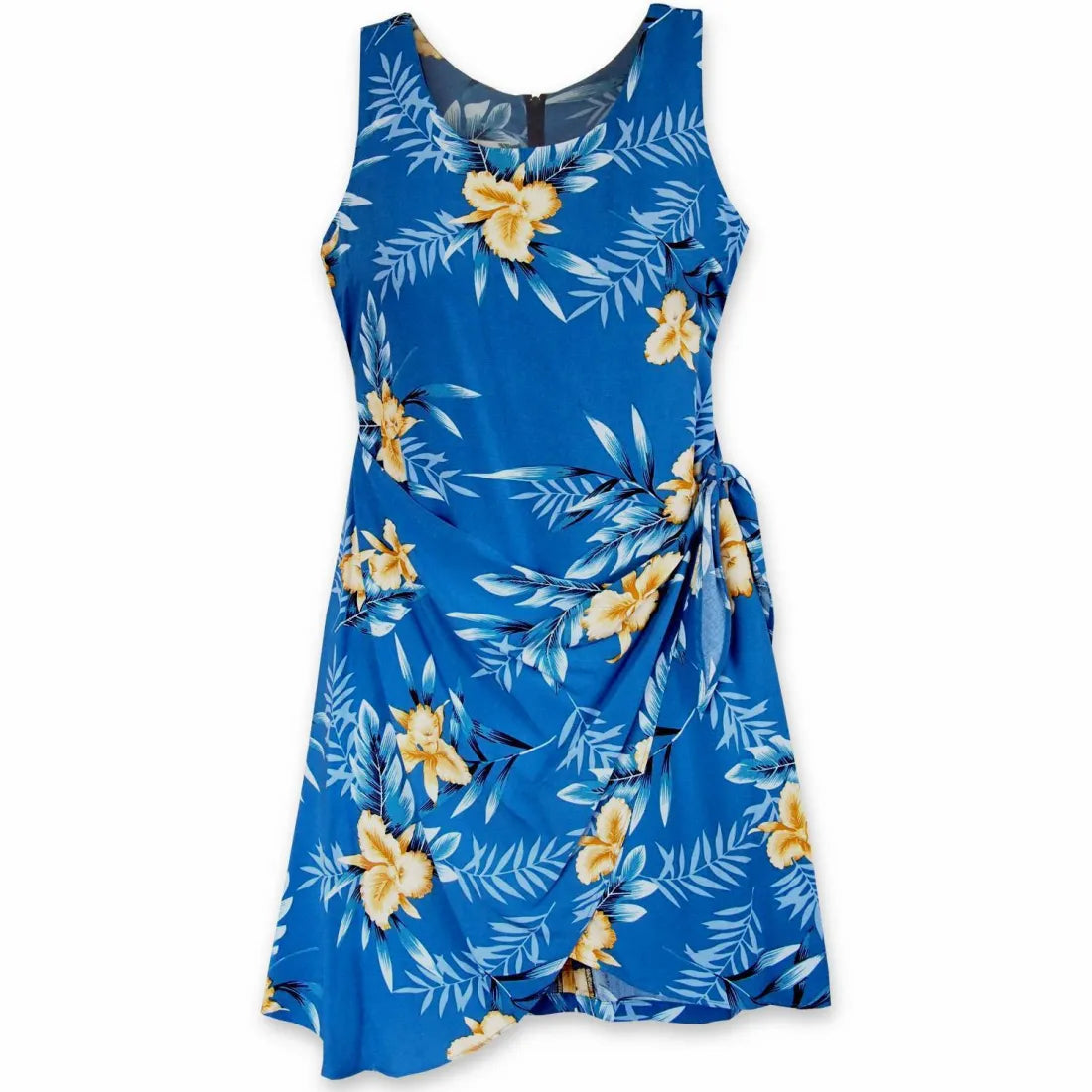 Discount Extravaganza Midnight Blue Honi Hawaiian Dress