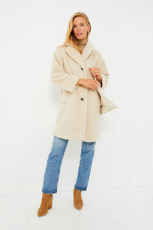 stylish lightweight coatBeige Veber Coat