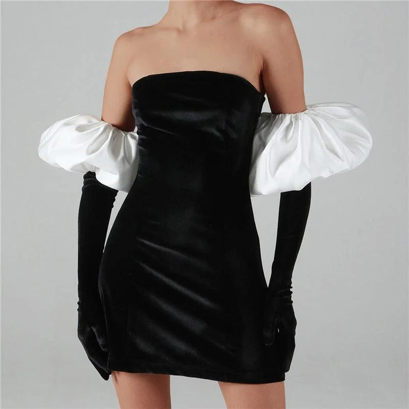 Unbeatable Prices ruffle dressSexy Wrapped Chest Slim Fit Hip Dress