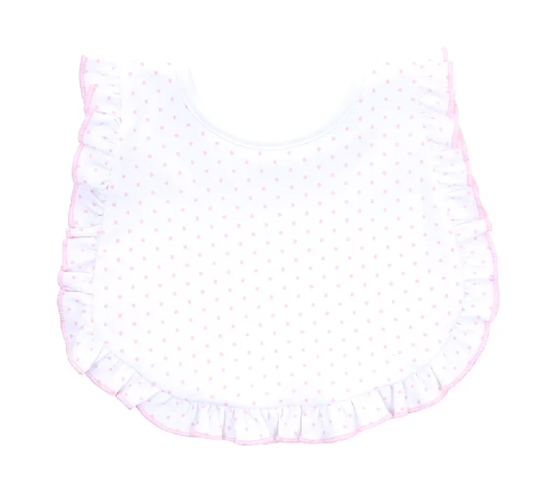 casual knit dressMini Dot Ruffle Bib