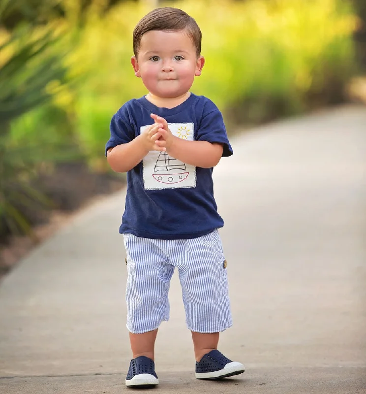 Best Bargains velvet dressHaute Baby Sail Away Boys Short Set