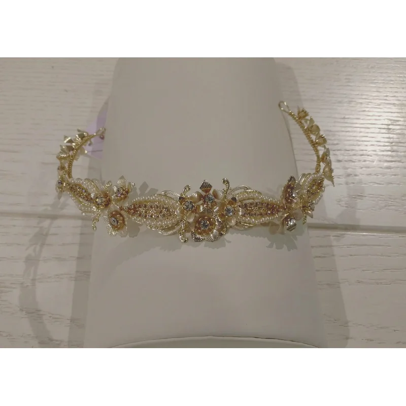 Stock Clearance boho-chic dressGolden Flower Bun Wrap