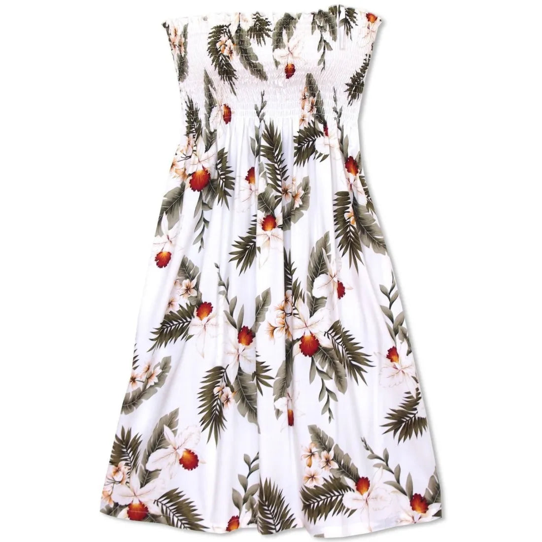 Online Exclusive Moon White Moonkiss Hawaiian Dress